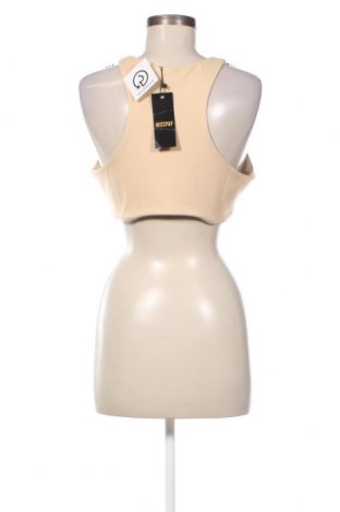 Γυναικείο αμάνικο μπλουζάκι Misspap, Μέγεθος XL, Χρώμα  Μπέζ, Τιμή 2,39 €