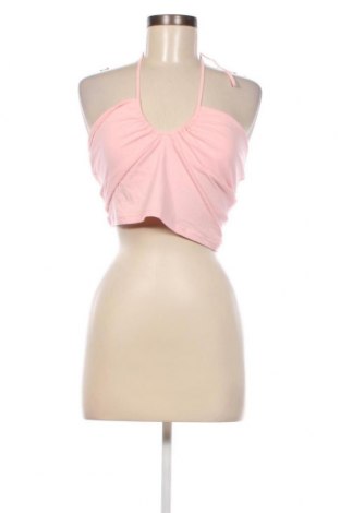 Γυναικείο αμάνικο μπλουζάκι Monki, Μέγεθος L, Χρώμα Ρόζ , Τιμή 4,11 €