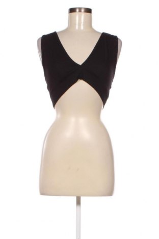 Γυναικείο αμάνικο μπλουζάκι Monki, Μέγεθος L, Χρώμα Μαύρο, Τιμή 3,72 €