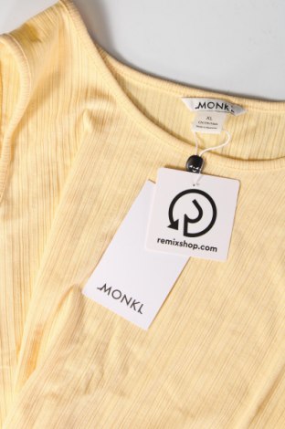 Damska koszulka na ramiączkach Monki, Rozmiar XL, Kolor Żółty, Cena 50,64 zł