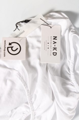 Γυναικείο αμάνικο μπλουζάκι NA-KD, Μέγεθος S, Χρώμα Λευκό, Τιμή 7,77 €