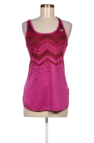 Γυναικείο αμάνικο μπλουζάκι New Balance, Μέγεθος M, Χρώμα Βιολετί, Τιμή 11,13 €