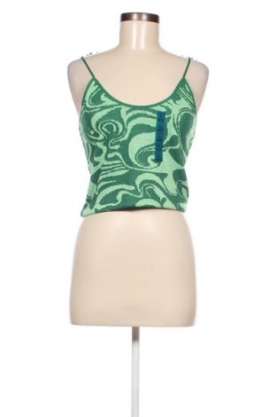 Γυναικείο αμάνικο μπλουζάκι Pull&Bear, Μέγεθος L, Χρώμα Πράσινο, Τιμή 3,57 €