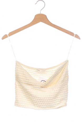 Γυναικείο αμάνικο μπλουζάκι Pull&Bear, Μέγεθος M, Χρώμα Εκρού, Τιμή 2,92 €