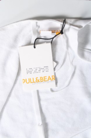 Damska koszulka na ramiączkach Pull&Bear, Rozmiar L, Kolor Biały, Cena 24,63 zł