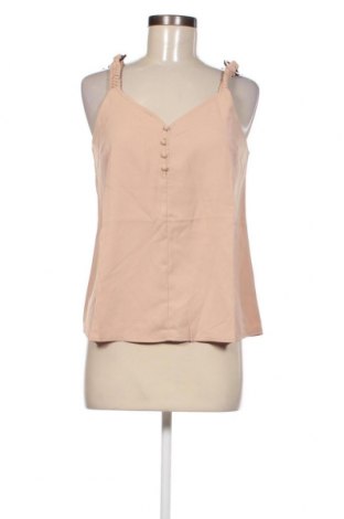 Γυναικείο αμάνικο μπλουζάκι SHEIN, Μέγεθος S, Χρώμα  Μπέζ, Τιμή 3,03 €