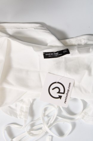 Γυναικείο αμάνικο μπλουζάκι SHEIN, Μέγεθος XXL, Χρώμα Λευκό, Τιμή 3,57 €