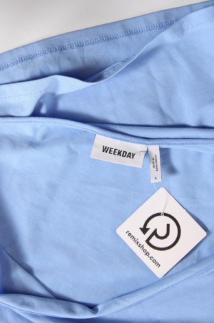 Damska koszulka na ramiączkach Weekday, Rozmiar L, Kolor Niebieski, Cena 55,97 zł