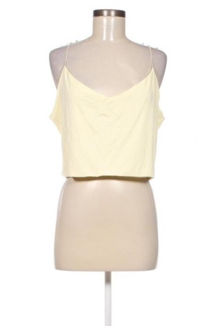 Γυναικείο αμάνικο μπλουζάκι Weekday, Μέγεθος XL, Χρώμα Κίτρινο, Τιμή 2,92 €
