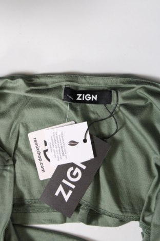 Γυναικείο αμάνικο μπλουζάκι Zign, Μέγεθος XL, Χρώμα Πράσινο, Τιμή 3,44 €