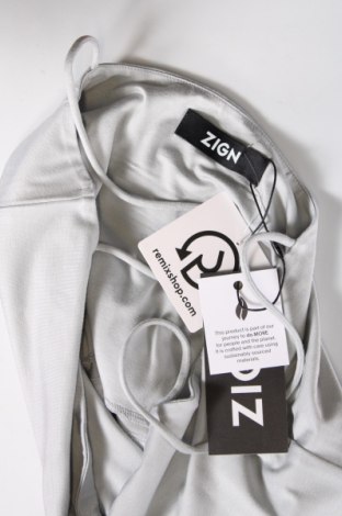 Γυναικείο αμάνικο μπλουζάκι Zign, Μέγεθος S, Χρώμα Γκρί, Τιμή 3,44 €