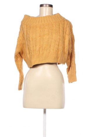 Дамски пуловер, Размер S, Цвят Жълт, Цена 4,06 лв.