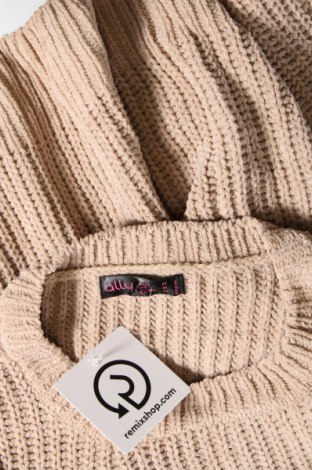 Дамски пуловер Ally, Размер M, Цвят Бежов, Цена 4,06 лв.