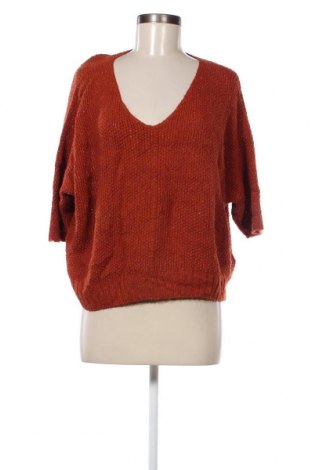 Дамски пуловер Bella Ragazza, Размер M, Цвят Оранжев, Цена 4,06 лв.