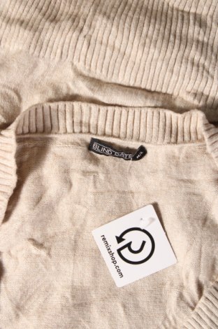 Дамски пуловер Blind Date, Размер M, Цвят Бежов, Цена 3,77 лв.