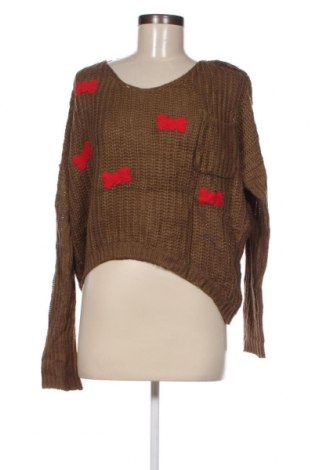 Дамски пуловер Ginger+Soul, Размер L, Цвят Кафяв, Цена 4,35 лв.