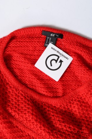 Damenpullover H&M, Größe XS, Farbe Rot, Preis 2,62 €
