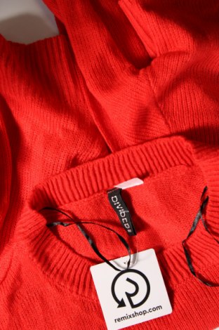 Γυναικείο πουλόβερ H&M Divided, Μέγεθος M, Χρώμα Κόκκινο, Τιμή 2,51 €