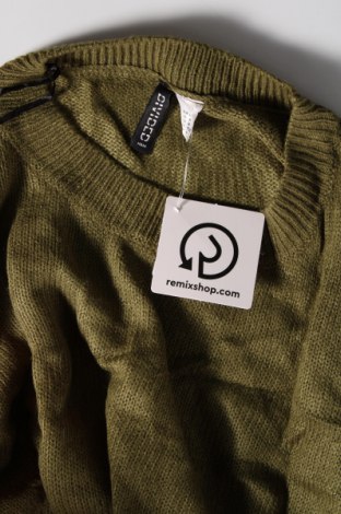 Γυναικείο πουλόβερ H&M Divided, Μέγεθος M, Χρώμα Πράσινο, Τιμή 2,51 €