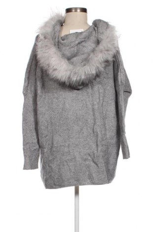Γυναικείο πουλόβερ Lely Wood, Μέγεθος M, Χρώμα Γκρί, Τιμή 3,36 €