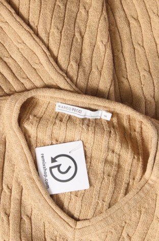 Дамски пуловер Marco Pecci, Размер M, Цвят Бежов, Цена 29,00 лв.