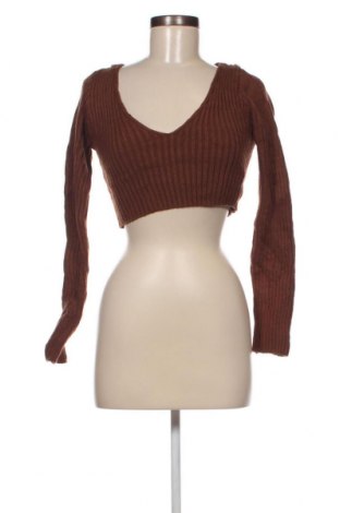 Дамски пуловер SHEIN, Размер L, Цвят Кафяв, Цена 4,35 лв.