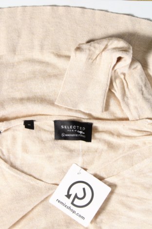 Γυναικείο πουλόβερ Selected Femme, Μέγεθος M, Χρώμα  Μπέζ, Τιμή 3,95 €