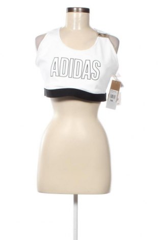 Damen Sporttop Adidas, Größe XXL, Farbe Weiß, Preis € 9,37