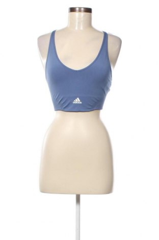 Γυναίκειο αθλητικό τοπ Adidas, Μέγεθος XS, Χρώμα Μπλέ, Τιμή 7,74 €