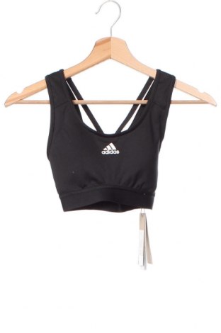 Damen Sporttop Adidas, Größe XS, Farbe Schwarz, Preis 8,14 €