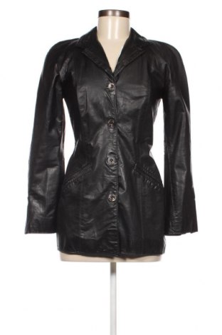 Damen Lederjacke, Größe S, Farbe Schwarz, Preis 21,99 €