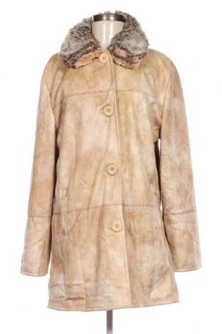 Дамско палто, Размер XL, Цвят Бежов, Цена 12,84 лв.