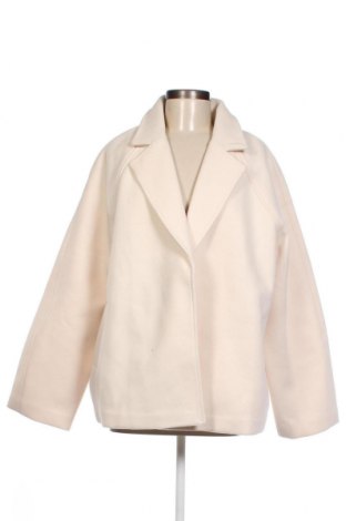 Γυναικείο παλτό Gina Tricot, Μέγεθος L, Χρώμα Εκρού, Τιμή 33,71 €