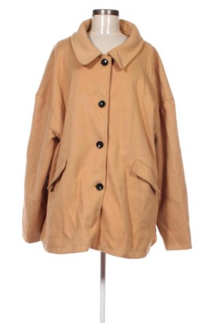 Γυναικείο παλτό SHEIN, Μέγεθος 5XL, Χρώμα Καφέ, Τιμή 26,60 €