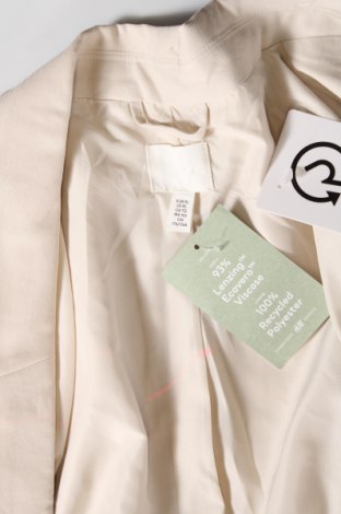 Damen Blazer H&M, Größe XL, Farbe Ecru, Preis 36,08 €