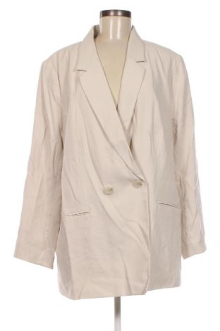 Дамско сако H&M, Размер XL, Цвят Екрю, Цена 26,60 лв.