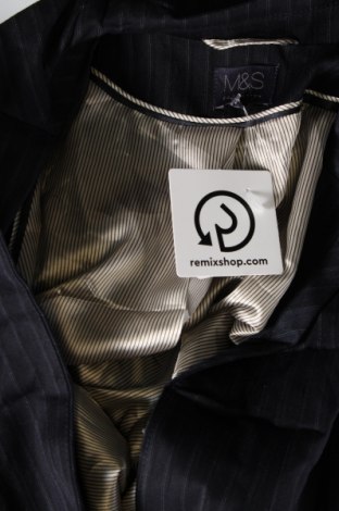 Γυναικείο σακάκι Marks & Spencer, Μέγεθος M, Χρώμα Μπλέ, Τιμή 3,36 €