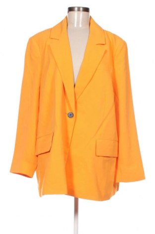 Damen Blazer ONLY Carmakoma, Größe XXL, Farbe Orange, Preis 42,27 €
