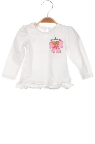 Детска блуза Moschino, Размер 3-6m/ 62-68 см, Цвят Бял, Цена 75,03 лв.