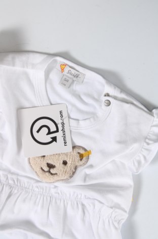 Παιδική μπλούζα Steiff, Μέγεθος 1-2m/ 50-56 εκ., Χρώμα Λευκό, Τιμή 6,60 €