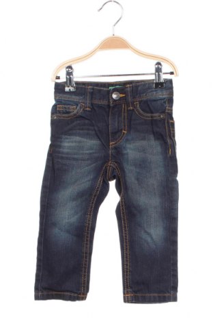 Dziecięce jeansy United Colors Of Benetton, Rozmiar 12-18m/ 80-86 cm, Kolor Niebieski, Cena 12,87 zł