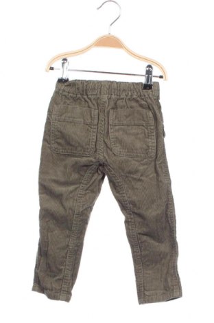 Pantaloni de catifea reiată, pentru copii United Colors Of Benetton, Mărime 12-18m/ 80-86 cm, Culoare Verde, Preț 7,65 Lei