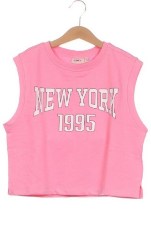 Μπλουζάκι αμάνικο παιδικό ONLY, Μέγεθος 6-7y/ 122-128 εκ., Χρώμα Ρόζ , Τιμή 3,48 €