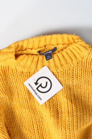 Детски пуловер Kiabi, Размер 10-11y/ 146-152 см, Цвят Жълт, Цена 4,20 лв.