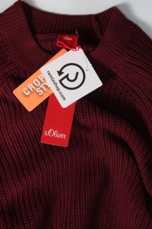 Детски пуловер S.Oliver, Размер 13-14y/ 164-168 см, Цвят Червен, Цена 8,90 лв.