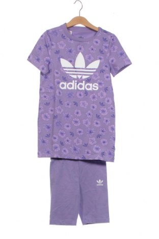 Детски спортен комплект Adidas Originals, Размер 6-7y/ 122-128 см, Цвят Лилав, Цена 84,00 лв.
