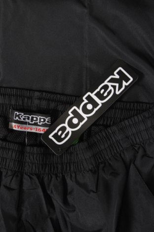 Детско спортно долнище Kappa, Размер 13-14y/ 164-168 см, Цвят Черен, Цена 10,62 лв.