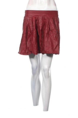 Kožená sukně , Velikost S, Barva Červená, Cena  462,00 Kč