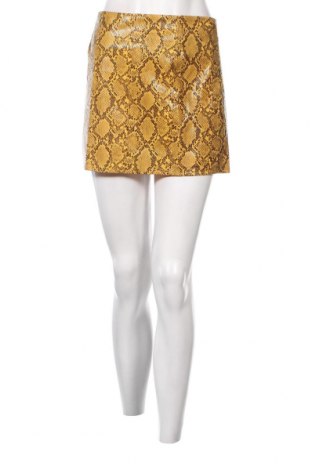 Δερμάτινη φούστα Missguided, Μέγεθος M, Χρώμα Κίτρινο, Τιμή 2,85 €