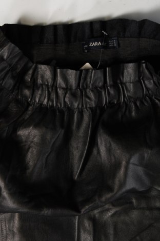Δερμάτινη φούστα Zara Knitwear, Μέγεθος S, Χρώμα Μαύρο, Τιμή 2,47 €
